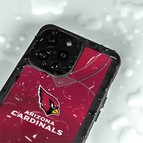 NFL Arizona Cardinals Team Jersey iPhone 15 Pro Waterproof Case